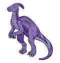 Parasaurolophus big dangerous dino dinosaur Royalty Free Stock Photo