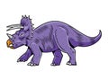 Triceratops big dangerous dino dinosaur Royalty Free Stock Photo