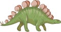 Dinosaurs prehistoric ancient animals hand drawn illustration vector set Royalty Free Stock Photo
