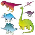 Dinosaurs set - vectors