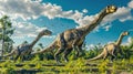 Dinosaurs in the Triassic period age