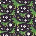 Dinosaurus seamless pattern abstract bg