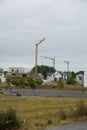 DINSLAKEN, Germany - 15/07/2019: Construction Area Near