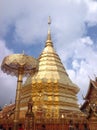 Dio sutep gold tample in thailand