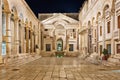 Diocletian palace at night