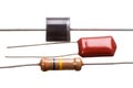 Diode capacitor and resistor