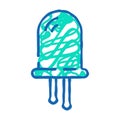 diode electrical engineer icon doodle illustration