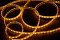 Diode strip. Led lights tape close-up Royalty Free Stock Photo