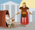 Diogenes the cynic greek philosopher and alexander the great