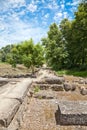 Dion Archeological Site Royalty Free Stock Photo