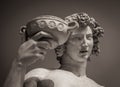 Dionysus Bacchus Wine statue portrait Royalty Free Stock Photo