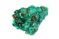 dioptase mineral isolated