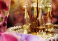 Dior perfume sprayer glass mirror jewelry luxury gold pearl