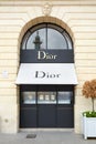 Dior shop in place Vendome in Paris Royalty Free Stock Photo