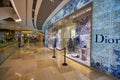 Dior store in ION Orchard shopping mall in Singapore Royalty Free Stock Photo