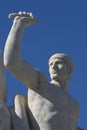 Dioscuri, Statue Civilization Palace Rome Eur Royalty Free Stock Photo