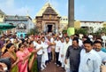 Dipadana at Jagannath temple front singhadwara Royalty Free Stock Photo