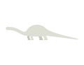Diplodocus dinosaur isolated. Ancient animal. Dino prehistoric m