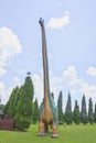 Diplodocus In A Park