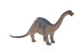 Diplodocus toy on white background