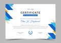 diploma certificate template  business certificates  multipurpose certificate  achievement Royalty Free Stock Photo