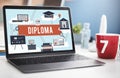 Diploma College Degree Certificate Intelligence Concept