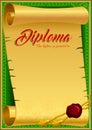 Diploma design template