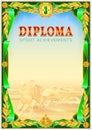 Diploma design template