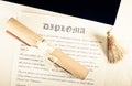Diploma Royalty Free Stock Photo