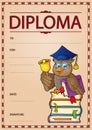 Diploma subject image 9 Royalty Free Stock Photo