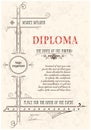 Diploma template