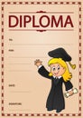 Diploma theme image 1 Royalty Free Stock Photo