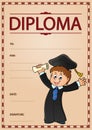Diploma theme image 2 Royalty Free Stock Photo
