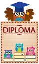 Diploma theme image 4 Royalty Free Stock Photo