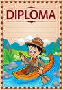 Diploma theme image 8 Royalty Free Stock Photo