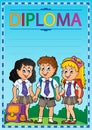 Diploma topic image 6 Royalty Free Stock Photo