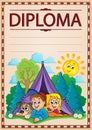 Diploma topic image 4 Royalty Free Stock Photo
