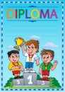 Diploma topic image 3 Royalty Free Stock Photo