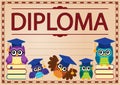 Diploma topic image 9 Royalty Free Stock Photo