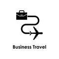 diplomat, aircraft, business travel icon. One of business collection icons for websites, web design, mobile app