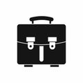 Diplomat bag icon, simple style