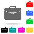 diplomat multi color style icon. Simple thin line, outline vector of web icons for ui and ux, website or mobile application Royalty Free Stock Photo