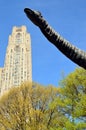 Dippy the Dinosaur at the University of Pittsburgh Royalty Free Stock Photo
