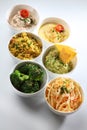 Dips bowls Royalty Free Stock Photo