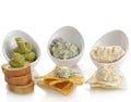 Dips With Chips And Toasts Royalty Free Stock Photo