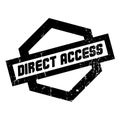 Direct Access rubber stamp Royalty Free Stock Photo