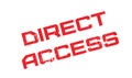 Direct Access rubber stamp