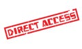 Direct Access rubber stamp Royalty Free Stock Photo