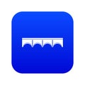 Direct bridge icon digital blue