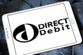 Direct debit payment system logo Royalty Free Stock Photo